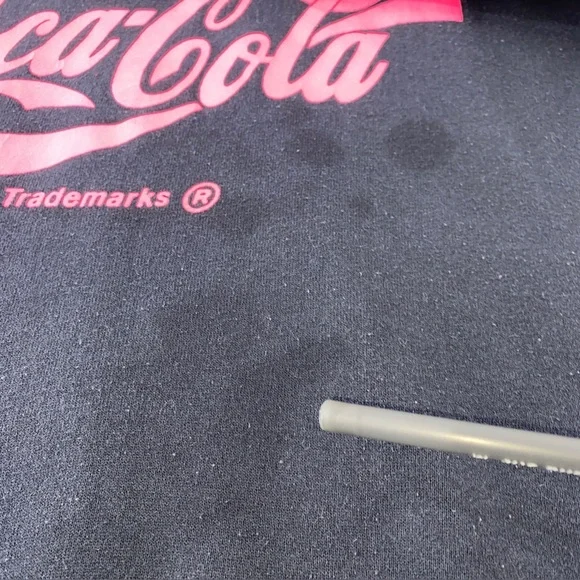 Vintage 90s Sweat Shirt Enjoy Coca-Cola Neon Logo Crewneck Pullover‎ - Picture 7 of 9